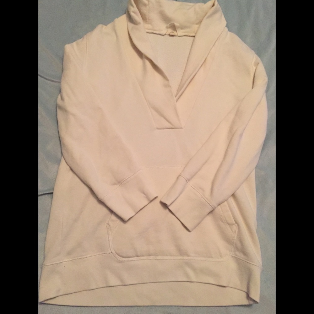 White J Crew sweater